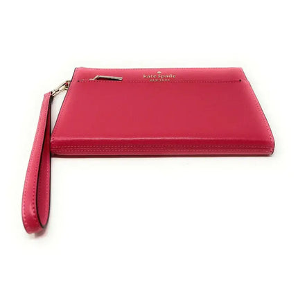 NEW Kate Spade Pink Dark Water Staci Medium Wristlet Clutch Bag