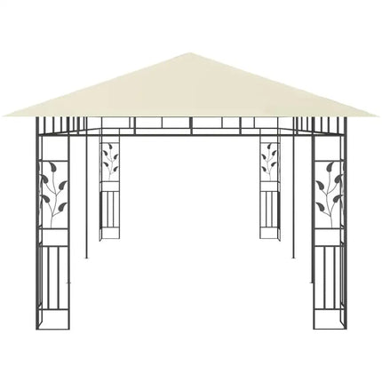 Gazebo with Mosquito Net 19.7'x9.8'x9' Cream