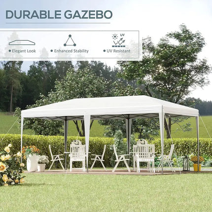 10' x 20' Outdoor Pop Up Canopy Gazebo Tent - Vickie Lynn's