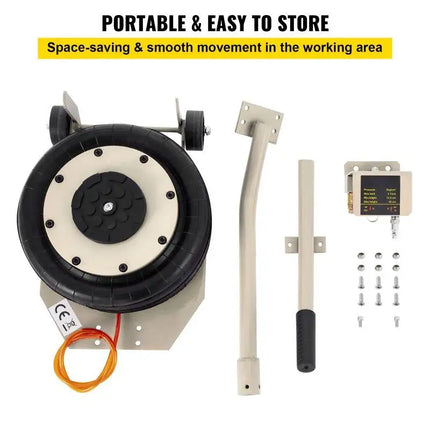 Gato neumático de elevación rápida, bolsa Triple móvil plegable portátil, Gato de aire