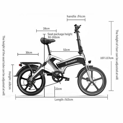20' K6 Electric Bike for Adults 10AH/12.8Ah