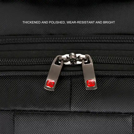 Bolsa de lona impermeable expandible con ruedas equipaje de mano maleta de mano unisex negro