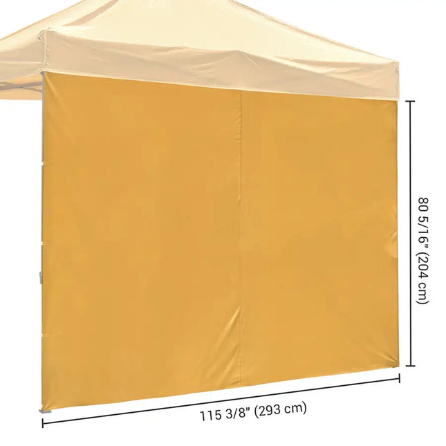 10x10ft EZ Canopy Gazebo Side Wall/Tan