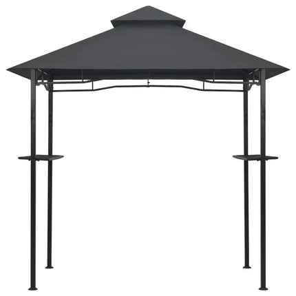 BBQ Gazebo 7.9'x4.9'x8.4' Anthracite Steel