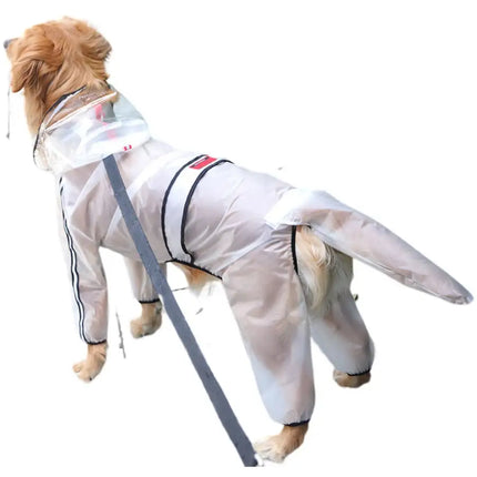 Four-Legged Waterproof All-Inclusive Raincoat for Pets