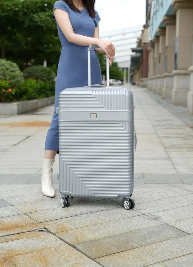 MKF Collection Mykonos Extra Large Check-in Spinner by Mia K