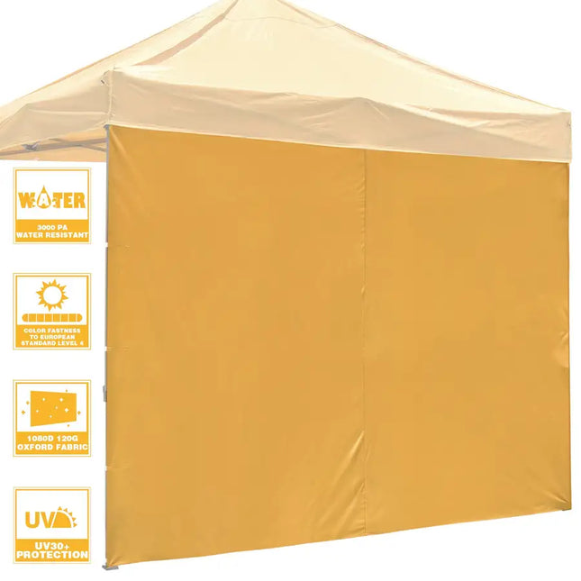 10x10ft EZ Canopy Gazebo Side Wall/Tan