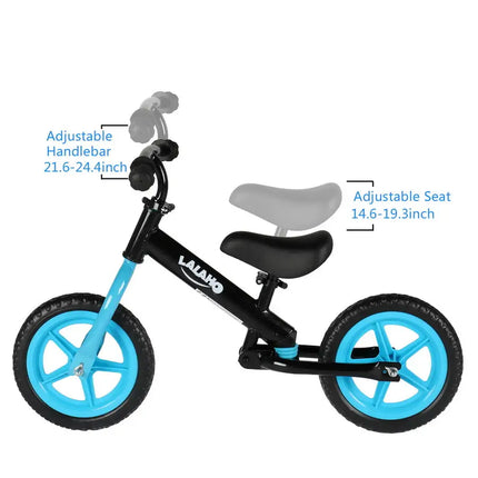Kids Balance Bike Height Adjustable Blue YF