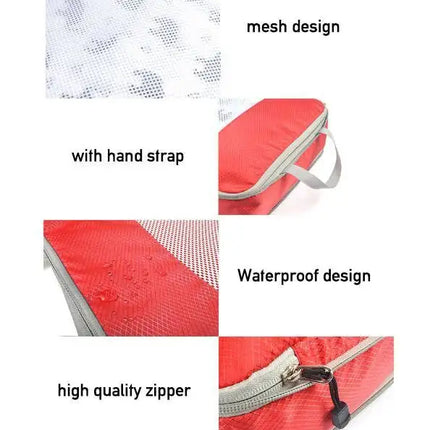 4pcs Packing Cubes Suitcase Organiser Packing Bags Luggage Organiser Set - Vickie Lynn's
