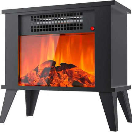 Mini Desktop Electric Fireplace Portable Space Heater