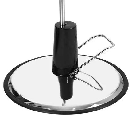 PVC Leather Cover; Wooden Armrest Shell; Iron Footrest; Disc With Footrest; Can Be Put Down 150kg; Barber Chair Orange