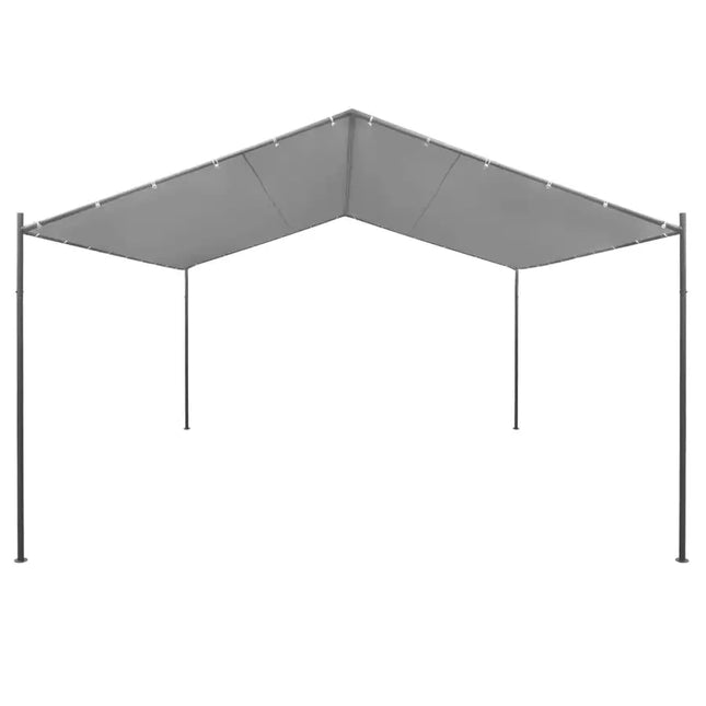 Garden Gazebo Steel 157.5"x157.5"x102.4" Anthracite