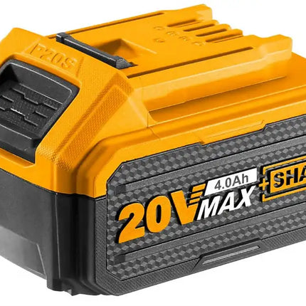 INGCO 20V 4.0Ah Battery Pack;  Compatible with All INGCO 20V Power Tools;  Charger not Included FBLI2002A