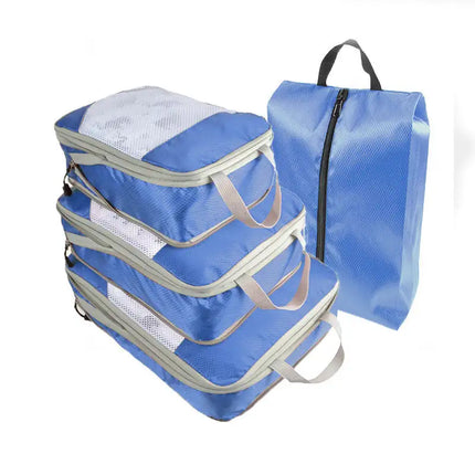 4pcs Packing Cubes Suitcase Organiser Packing Bags Luggage Organiser Set - Vickie Lynn's