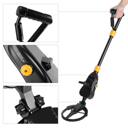 Free shipping Deep Sensitive Metal Detector Searching Gold Digger Treasure Hunter YJ - Vickie Lynn's