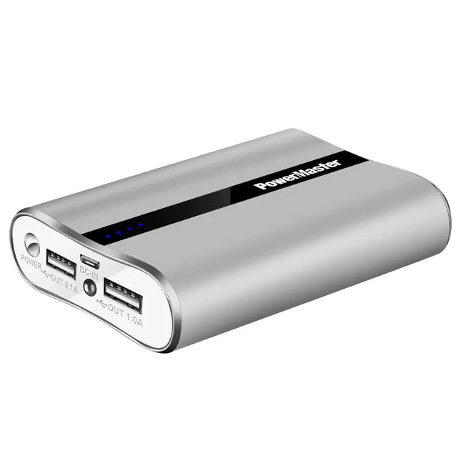 Cargador portátil de 12000mAh con dos puertos USB, batería externa ultracompacta de salida de 3,1A