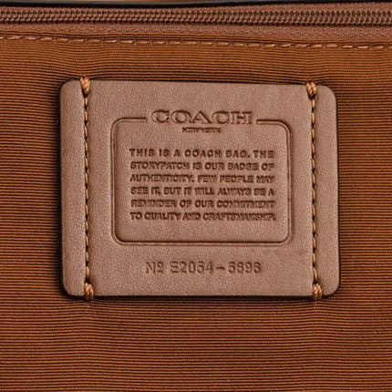 NEW Coach Brown City Tote Monogram Signature Canvas Tote Shoulder Bag