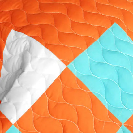 [Dream Proposal] 3PC Vermicelli - Quilted Patchwork Quilt Set (Full/Queen Size)