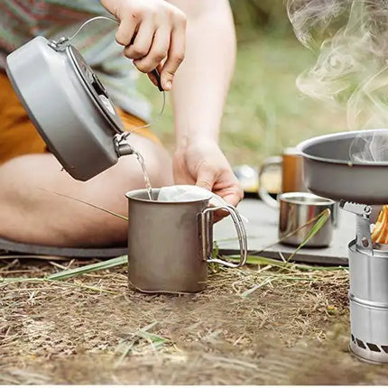 Outdoor Mini Stainless Steel Folding Wood Stove Wood Stove Portable Bbq Camping Stove
