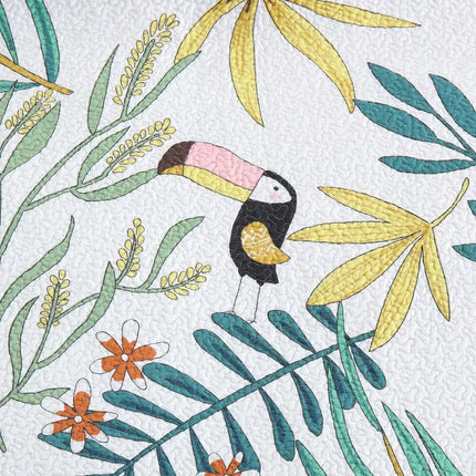 Juego de edredón de algodón de 3 piezas, colcha reversible, juego de colcha ligera para cama tamaño Queen/completo durante todas las estaciones