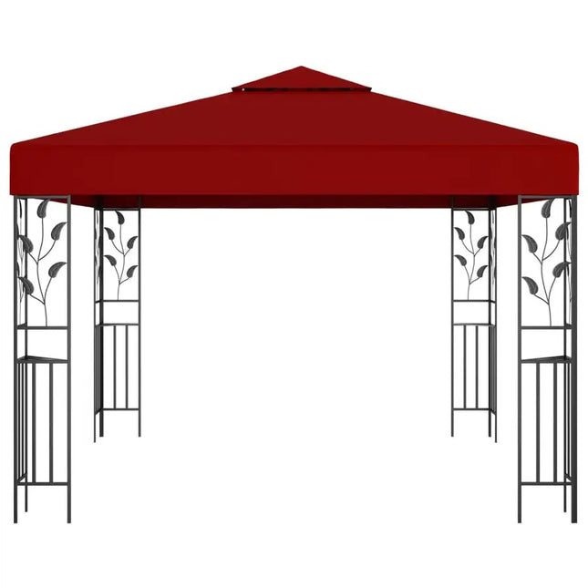 Gazebo 118.1"x118.1" Wine Red