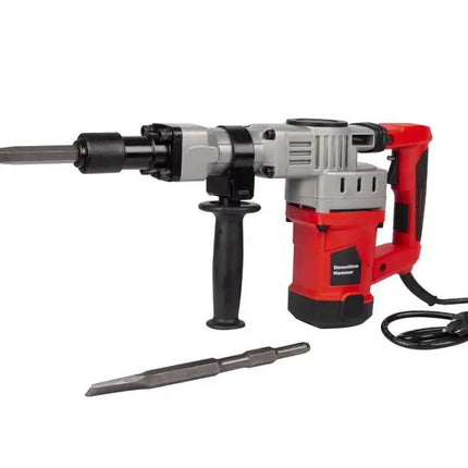 Demolition Electric Jack Hammer Concrete Breaker Trigger Lock with Chisel Bit with Carrying Case YF