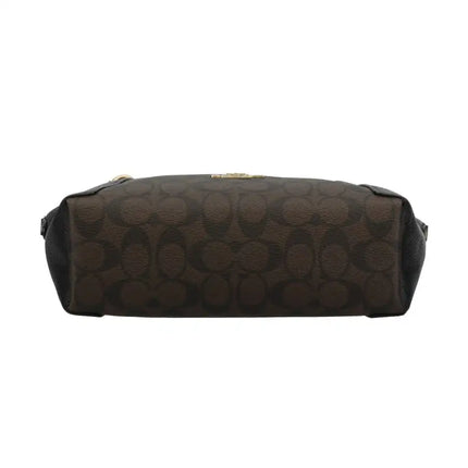 NEW Coach Black Kacey Satchel Monogram Signature Canvas Crossbody Shoulder Bag