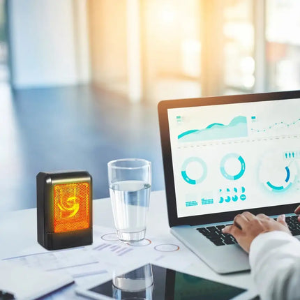 500W Portable Electric Heater PTC Ceramic Heating Fan 3S Heating Space For Home Office Use