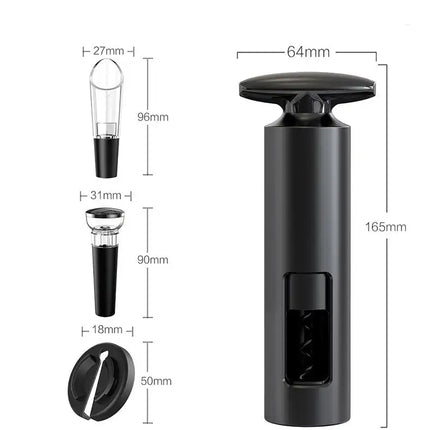 4PCS Wine Bottle Opener Kit Corkscrew,No Need Charge for Home Gift Party Wedding XH