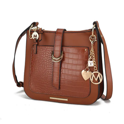 MKF Collection Kiltienne Crossbody Handbag Vegan Leather Women by Mia K