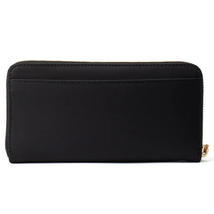 NEW Kate Spade Black Dawn Place Embellished Neda Nylon Long Wallet Clutch Bag