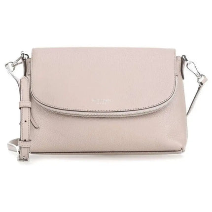 Kate Spade Women's Polly Large Flap Crossbody Bag Warm Taupe