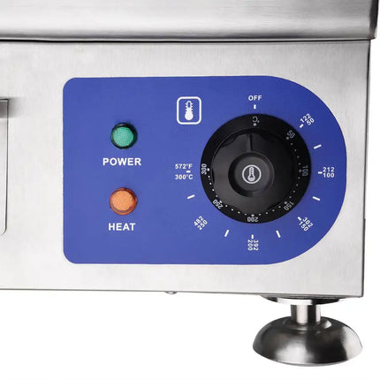 Plancha eléctrica para encimera de 14"