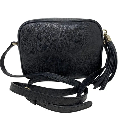 NEW Gucci Black Small Soho Disco Leather Crossbody Bag