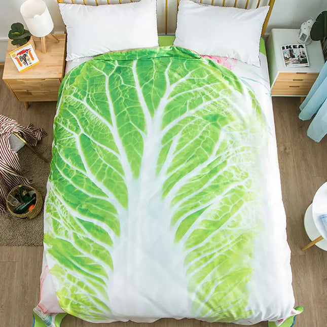 Funny Pancake Polyester Indian Flying Cake Fried Egg Blanket Cabbage Blanket Quilt Watermelon Pancake Summer Quilt Sofa