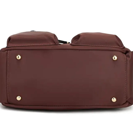 MKF Collection Serena Color-Block Nylon Women Shoulder Bag by Mia K