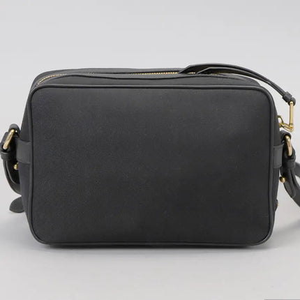 NEW Prada Beige Black Jacquard Canvas Crossbody Shoulder Camera Bag - Vickie Lynn's