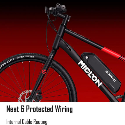 Electric Bike for Adults, 2X Faster Charge, 36V/13Ah Removable Battery, Up to 44 Miles Range, 350W Electric Commuter Bike, Shimano 7-Speed Gear, 27.5\" Ebike