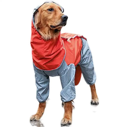 Four-Legged Waterproof All-Inclusive Raincoat for Pets