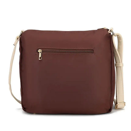 MKF Collection Serena Color-Block Nylon Women Shoulder Bag by Mia K