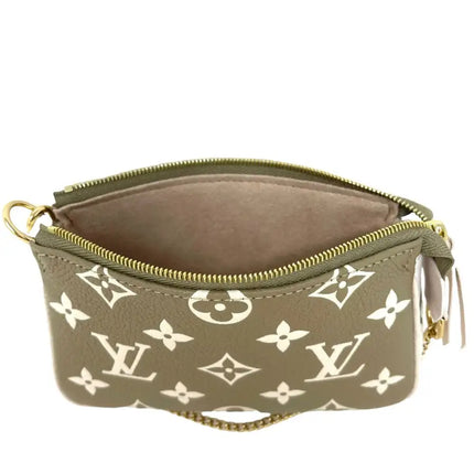 NEW Louis Vuitton LV Monogram Empreinte Leather Mini Pochette Accessories Clutch Bag Spring In The City