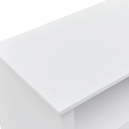 Modern Electric Fireplace TV Stand, Fit up to 55" Flat Screen TV with 2 Tempered Glass Storage Cabinet and Adjustable Shelves