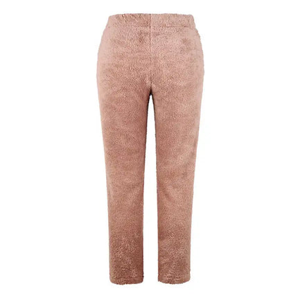 Women's Warm Fleece Sherpa Lined Jogger Pant Trousers