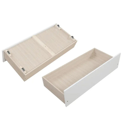 Full over Full Bunk Bed with Twin Size Trundle