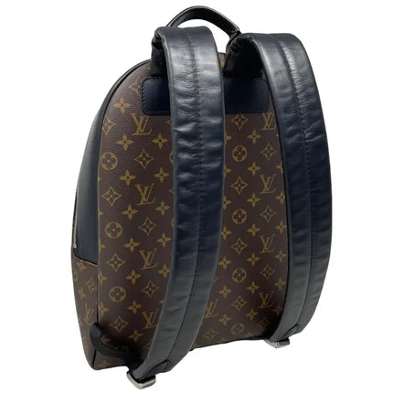 NEW Louis Vuitton Brown Black Monogram Macassar Coated Canvas Josh Backpack Rucksack Shoulder Bag
