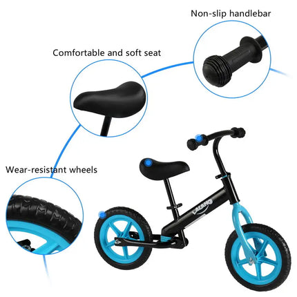 Kids Balance Bike Height Adjustable Blue YF
