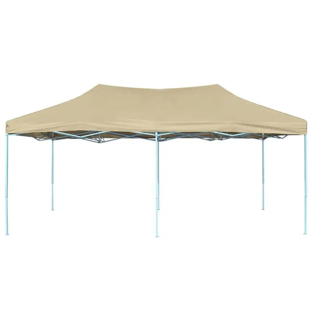 Foldable Tent Pop-Up 9.8'x19.7' Cream White