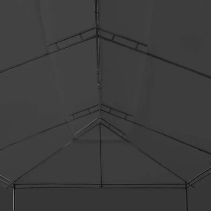 Gazebo with Curtains 236.2"x117.3"x106.3" Anthracite