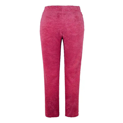 Women's Warm Fleece Sherpa Lined Jogger Pant Trousers