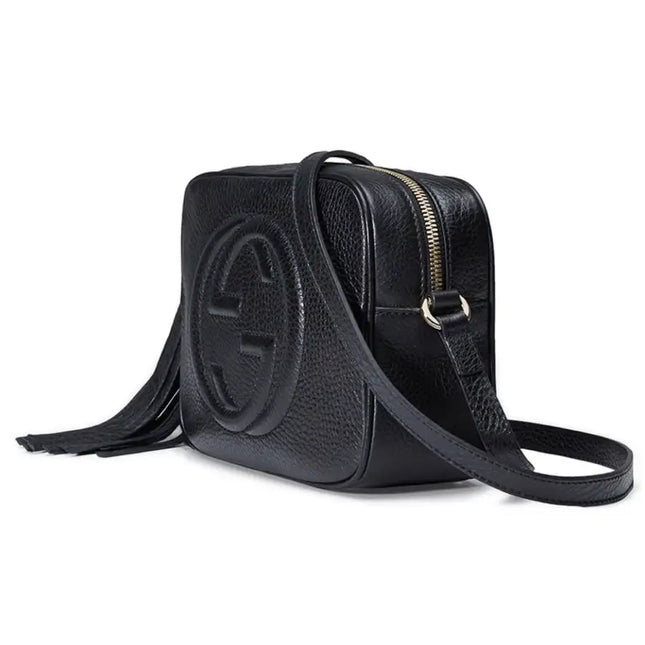 NEW Gucci Black Small Soho Disco Leather Crossbody Bag